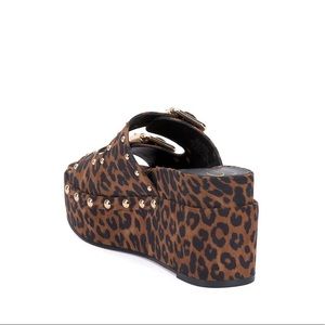 Authentic Jessica Simpson Leopard wedges
